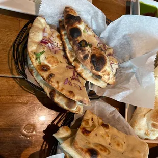 Onion Naan and Naan