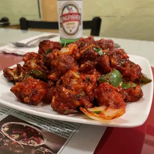 GOBI MANCHURIAN Cauliflower tossed in manchurian sauce