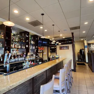 a view of the bar