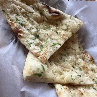 Basil Garlic Naan