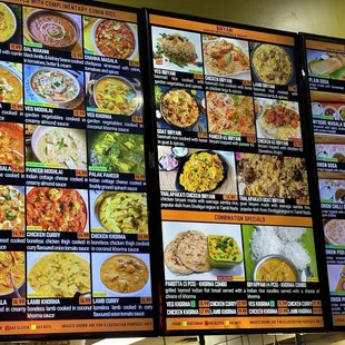 Menu with pictures!
