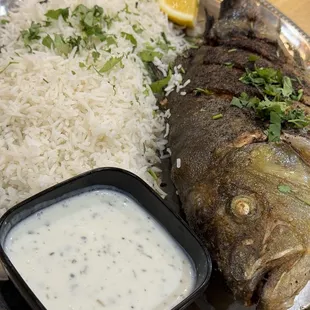 Fried Fish (Snapper was on the market)