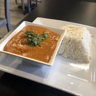 Dairy Free Chicken Tikka Masala - ask for Soy Milk substitute