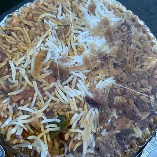 Vegetable Biryani A lot of delicious and clean food, great price