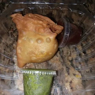 Free samosa