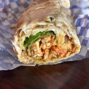 Chicken Tikka Burrito Wrap