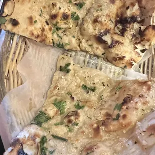 Garlic naan