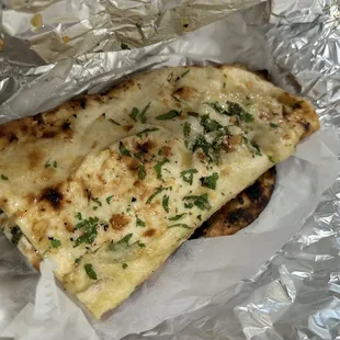 Garlic naan