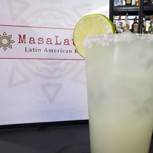 House Margarita. Special $6.00 for a limited time to beat the summer heat!