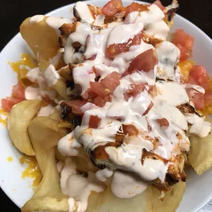 Buffalo fries with Chicken