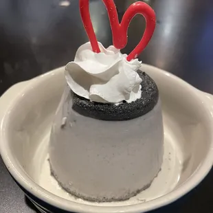 Black Sesame Flan