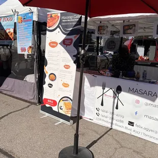 Stand at the farmers market