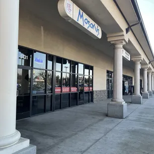 Outside