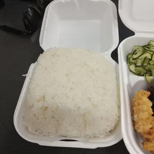 Steamed rice!!!!