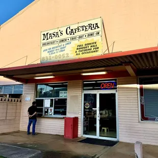 Outside.  Take out only.