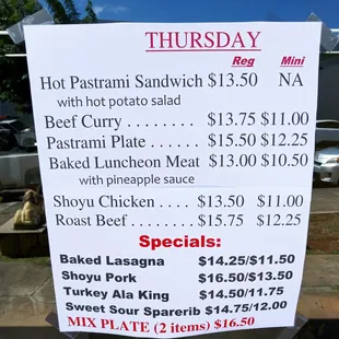 LUCKY YOU LIVE HAWAII ...on Thursdays at Masa's Cafeteria.