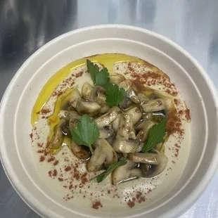 Hummus mushrooms