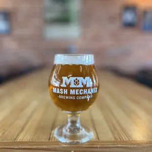 Beer at the end of the table