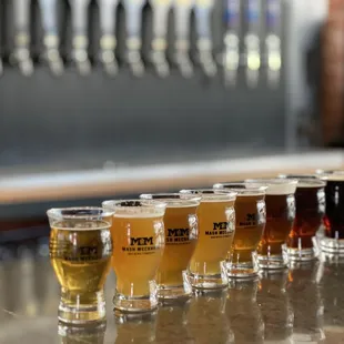 A wide variety of beer choices