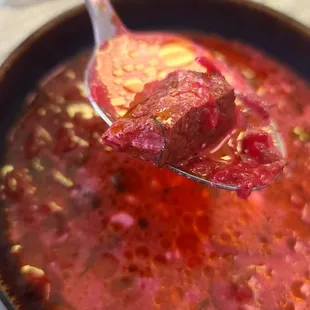 Nice chunk of Beef in the Borscht  06-29-2023