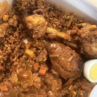 Chicken and Jollof Rice