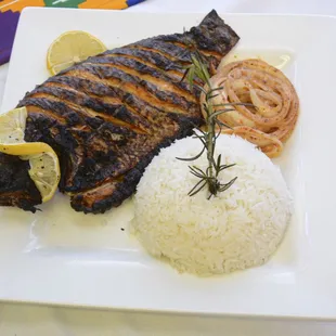 Fried Fish and Rice