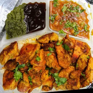 Grilled Chicken Over Rice