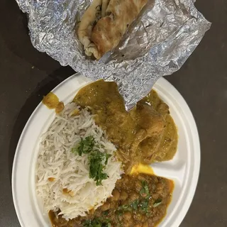 1. Chicken Tikka Masala with Channa Masala
