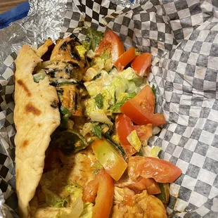 Chicken Kabob Sandwich