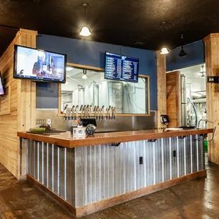 a view of the bar area