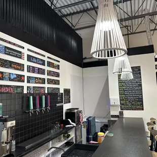 a view of the bar area