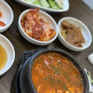 Seafood  Soon Tofu Soup in Regular spice Level 08.29.24