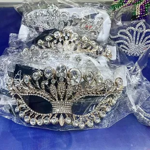 Blinged out masks.