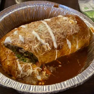 Carne Asada Wet Burrito
