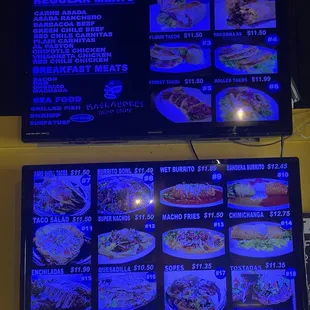 Updated menu