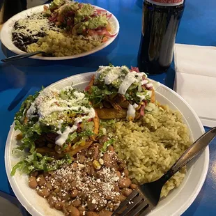 17. Two Sopes and 5. Four Street Tacos