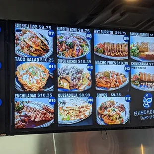 Right Side of Menu (9/2021)