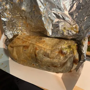 Didn&apos;t drain enough of the juices. Messy burrito. Meat Burrito