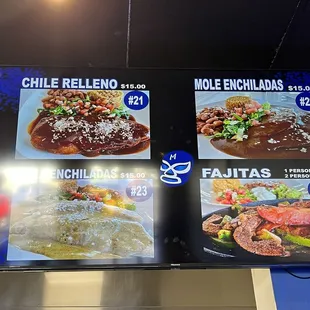 Menu board 3