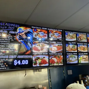 Maskadores menu