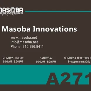 Our sign right outside our door.  Look for the sign to know you are at the right place!