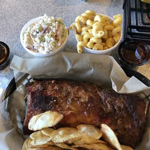 Half rack and two sides!