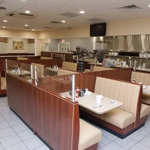 the interior of the restaurant