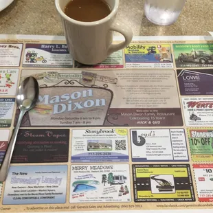 That's all that's left of my meal !