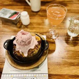 Skillet Bread Pudding