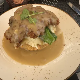 Crispy Chicken and Mash Stack