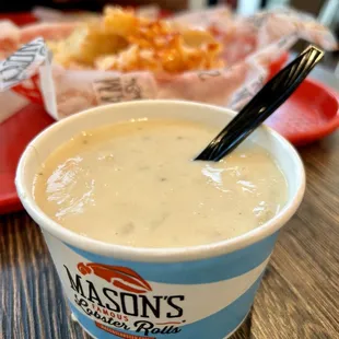 Amazing clam chowder