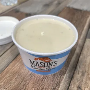 New England clam chowder soup