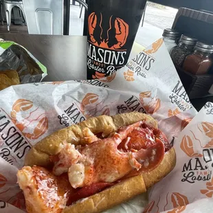 Great pieces of lobster