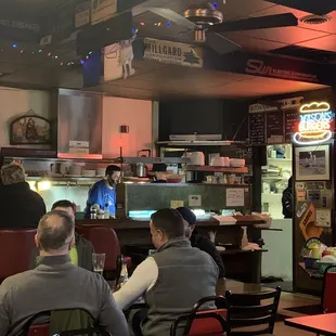people sitting at tables